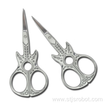 Stainless Steel Sewing Tools Guitar Shape Stitchwork Craft Embroidery Scissors